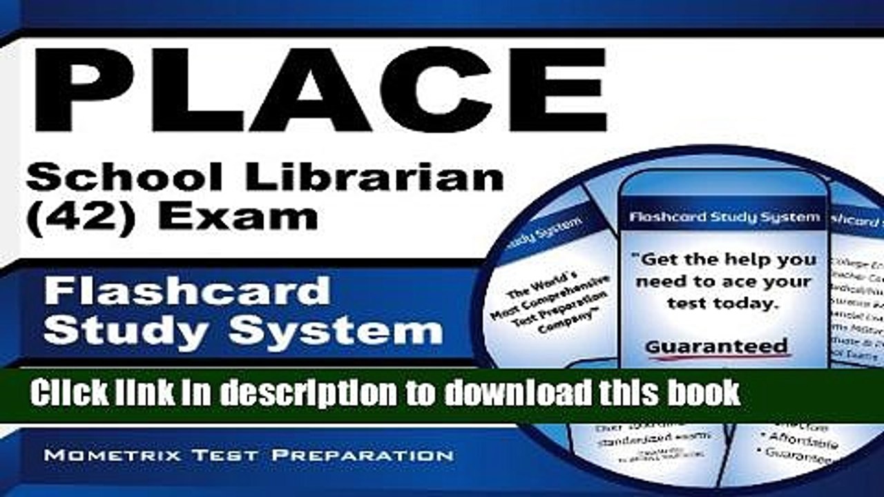 Read PLACE School Librarian (42) Exam Flashcard Study System: PLACE Test Practice Questions   Exam