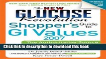 Download Books The New Glucose Revolution Shopper s Guide to GI Values 2007: The Authoritative