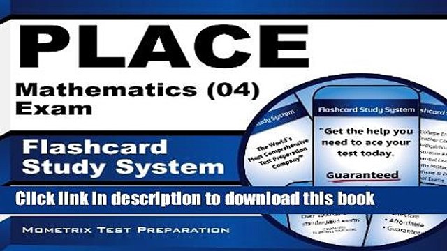 Read PLACE Mathematics (04) Exam Flashcard Study System: PLACE Test Practice Questions Exam