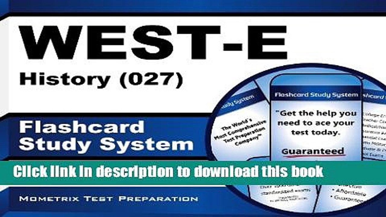 Read WEST-E History (027) Flashcard Study System: WEST-E Test Practice Questions   Exam Review for