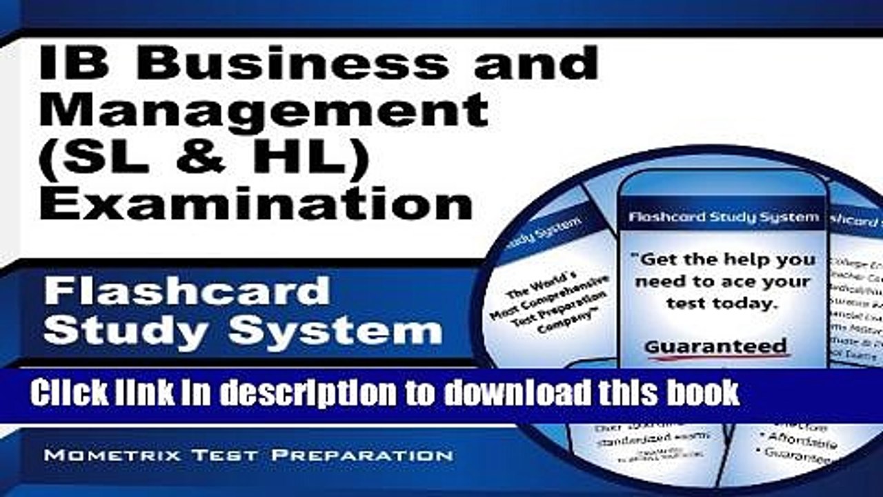 Read IB Business and Management (SL and HL) Examination Flashcard Study System: IB Test Practice