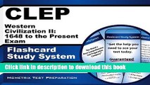 Read CLEP Western Civilization II: 1648 to the Present Exam Flashcard Study System: CLEP Test