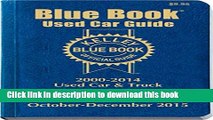 Read Books Kelley Blue Book Used Car Guide: Consumer Edition October-December 2015 E-Book Free
