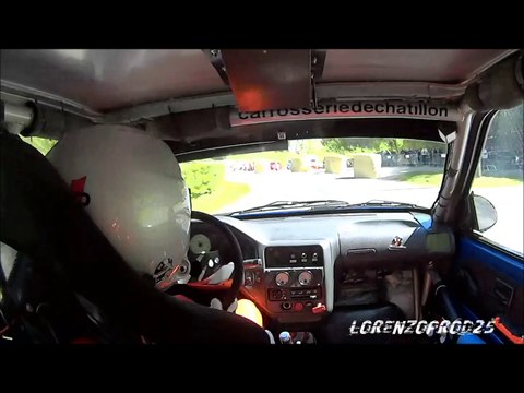 course de cote de colombier-fontaine 2016 R.Bourgeois 106 S16 A6 3eme montée