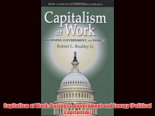 Popular book Capitalism at Work: Business Government and Energy (Political Capitalism)