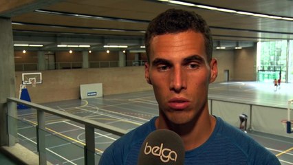 Kévin Borlée avant les Jeux Olympiques de Rio