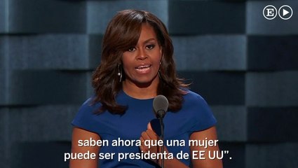 Michelle Obama: "una mujer puede ser la próxima presidenta"