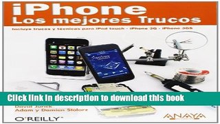 Read iPhone 3G: Los Mejores Trucos / the Best Tips Ebook Online