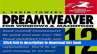 Download Dreamweaver 1.2 for Windows and Macintosh Ebook Online