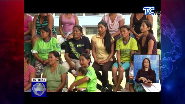Mujeres indígenas agreden a trabajadores petroleros