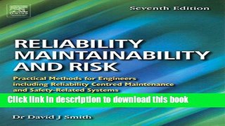 Read Books Reliability, Maintainability and Risk: Practical Methods for Engineers including