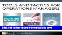 Download Books Tools and Tactics for Operations Managers (Collection) (FT Press Operations