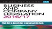 [PDF]  Business and Company Legislation 2016/17  [Download] Online