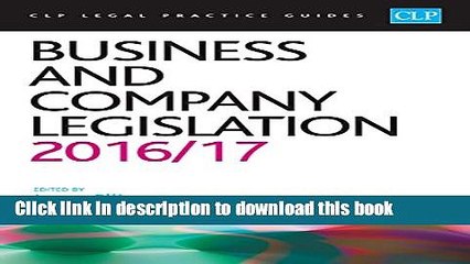 [PDF]  Business and Company Legislation 2016/17  [Download] Online