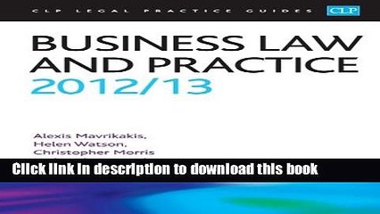 [PDF]  Business Law and Practice  [Download] Online