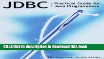 Read JDBC: Practical Guide for Java Programmers Ebook Free