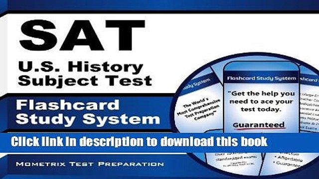 Read SAT U.S. History Subject Test Flashcard Study System: SAT Subject Exam Practice Questions