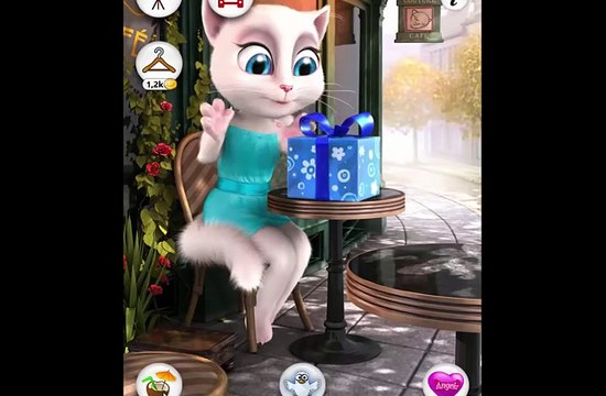 Говорящая кошечка Анжела - Мультфильм Игра