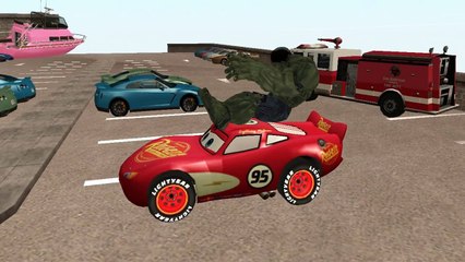 Şimşek McQueen Hulk İle Çılgın Bir Başlangıç Yapıyor (Çizgi Film Tadında - Türkçe Dublaj)