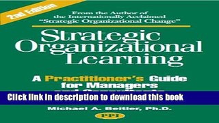 Download Books Strategic Organizational Learning, Second Edition PDF Online