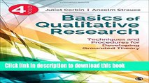 Read Books Basics of Qualitative Research: Techniques and Procedures for Developing Grounded