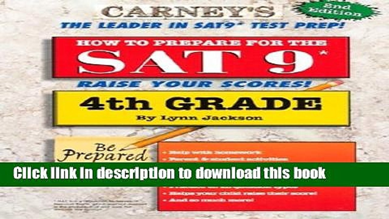 Read How to Prepare for the SAT 9 (4th grade, 2nd Ed.)  Ebook Free