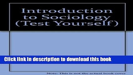 Read Introduction to Sociology (Test Yourself)  Ebook Free