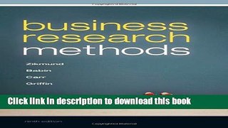 Read Business Research Methods (with Qualtrics Printed Access Card)  Ebook Free