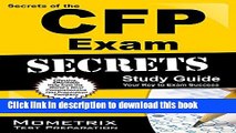 Read Secrets of the CFP Exam Study Guide: CFPÂ® Test Review for the Certified Financial Planner