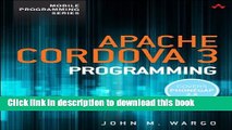 Download Apache Cordova 3 Programming (Mobile Programming) Ebook Free