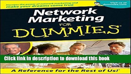 Read Book Network Marketing For Dummies ebook textbooks