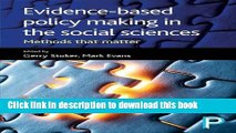 Read Books Evidence-based Policy Making in the Social Sciences: Methods that Matter ebook textbooks