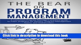 Read Books The Bear on Program Management E-Book Free
