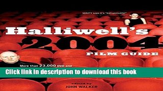 Read Books Halliwell s Film Guide 2004 (Halliwell s: The Movies That Matter) E-Book Free