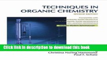 Read Techniques in Organic Chemistry Ebook Free