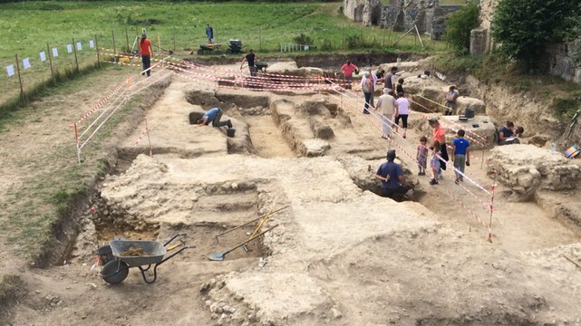 Fouilles archéologiques à l'abbaye