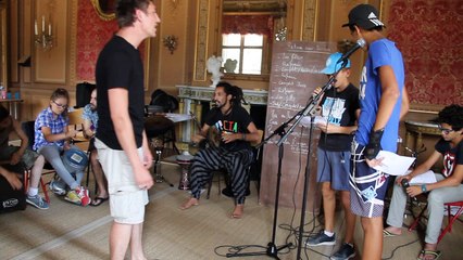 Morceau "Retour aux sources" - Atelier Musique au château d'Espeyran avec Aïwa et Mathieu Andreau