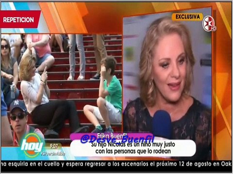 Érika Buenfil Orgullosa Mamá de Nicolás {HOY}