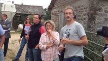 Visite du préfet du Calvados d'une exploitation dans le bocage