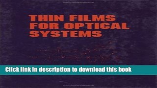 Download Thin Films for Optical Systems PDF Free