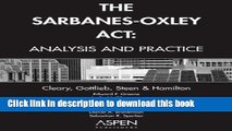 [PDF]  The Sarbanes-Oxley Act: Analysis and Practice  [Download] Online