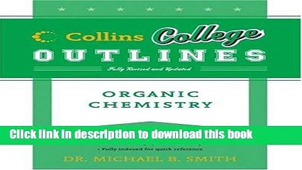 Read Organic Chemistry (Collins College Outlines)  Ebook Free