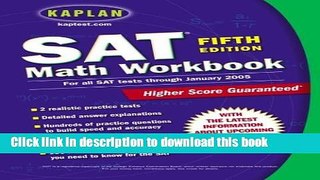 Read Kaplan SAT Math Workbook : Fifth Edition  PDF Free