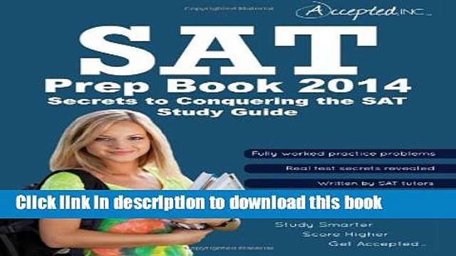 Read SAT Prep Book 2014: Secrets to Conquering the SAT Study Guide Ebook Free