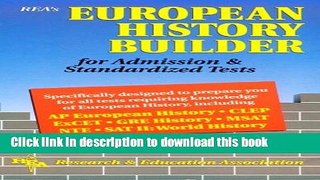 Read European History Builder for Admission   Standardized Tests (Test Preps)  Ebook Free