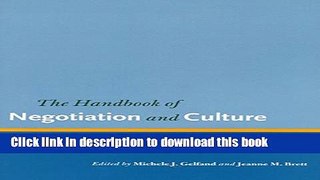 Read The Handbook of Negotiation and Culture  Ebook Free