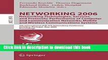 Read NETWORKING 2006. Networking Technologies, Services, Protocols; Performance of Computer and