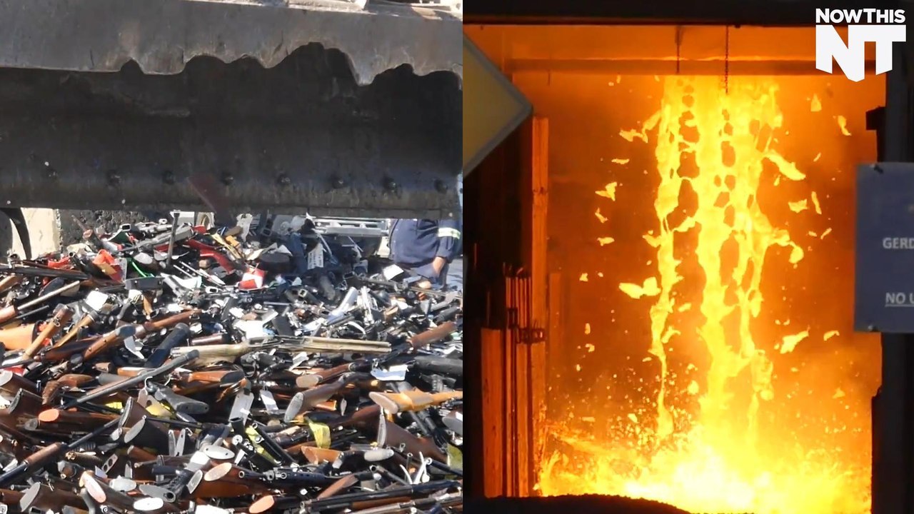 L.A. Just Melted 7,000 Guns