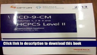 Download 2013 Educational ICD-9-CM Volume 1, 2   3   HCPCS Level II  PDF Online