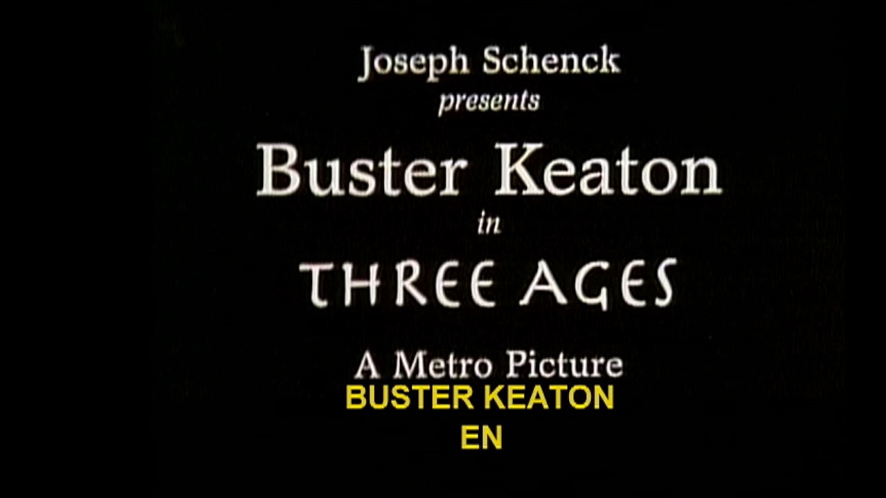 Buster Keaton The Three Ages  1923